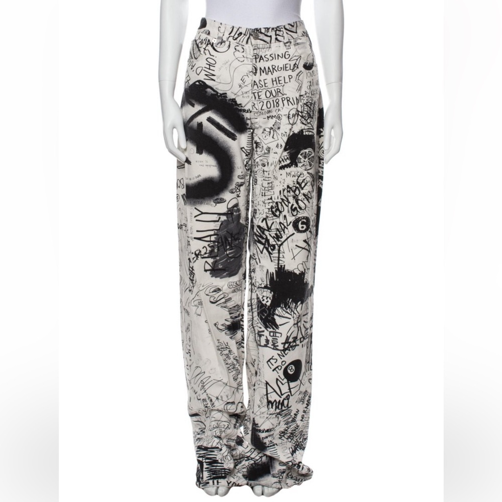 MM6 Maison Margiela Wide Leg Jeans